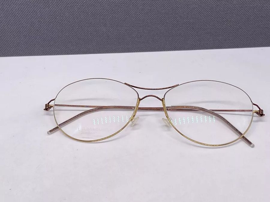 Lindberg Eyeglasses Frames woman Round Oval Grey Titanium Air Rim Marlene 53 Big product image (7)