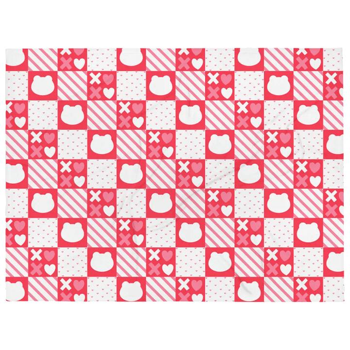 Valentine's Red Throw Blanket product image (1)