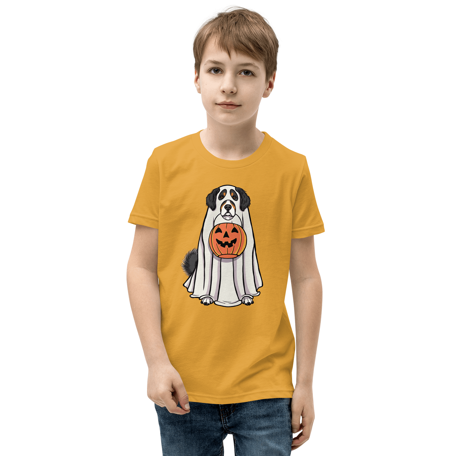 Halloween Bernese Mountain Dog Youth T-Shirt product image (1)