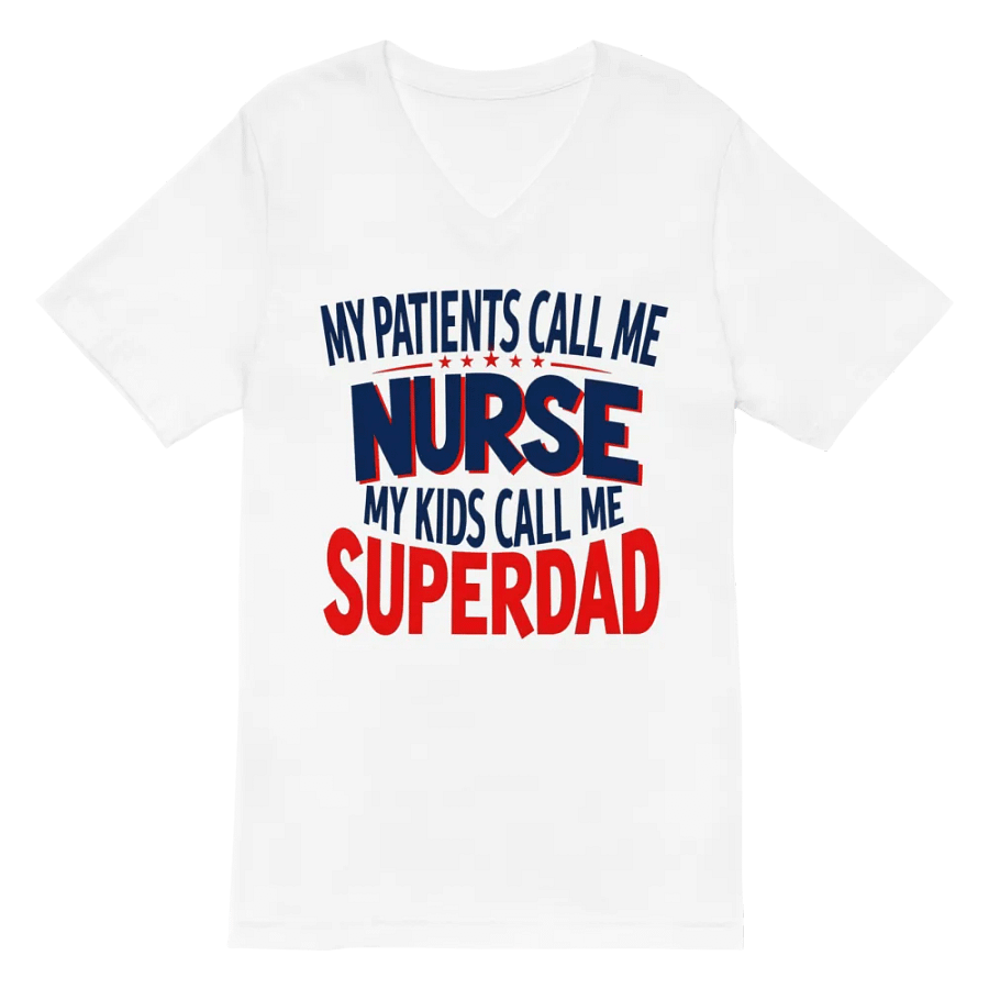Nurse Superdad V-Neck Tee product image (2)