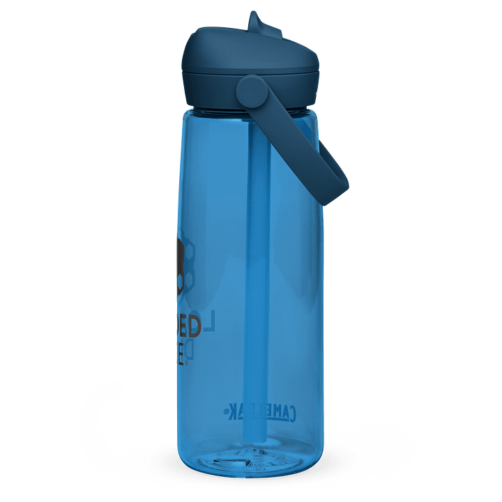 Loaded Dice Graphic Water Bottle Blue product image (2)