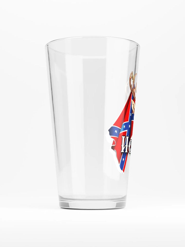 "Holmes" Last Name Rebel Redneck Deer - Shaker Pint Glass product image (2)