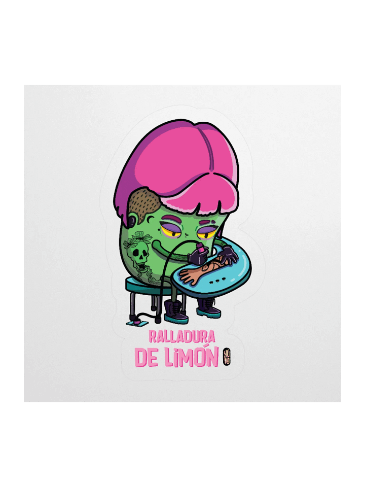 Ralladura de Limón - Sticker (Kiss Cut) product image (1)