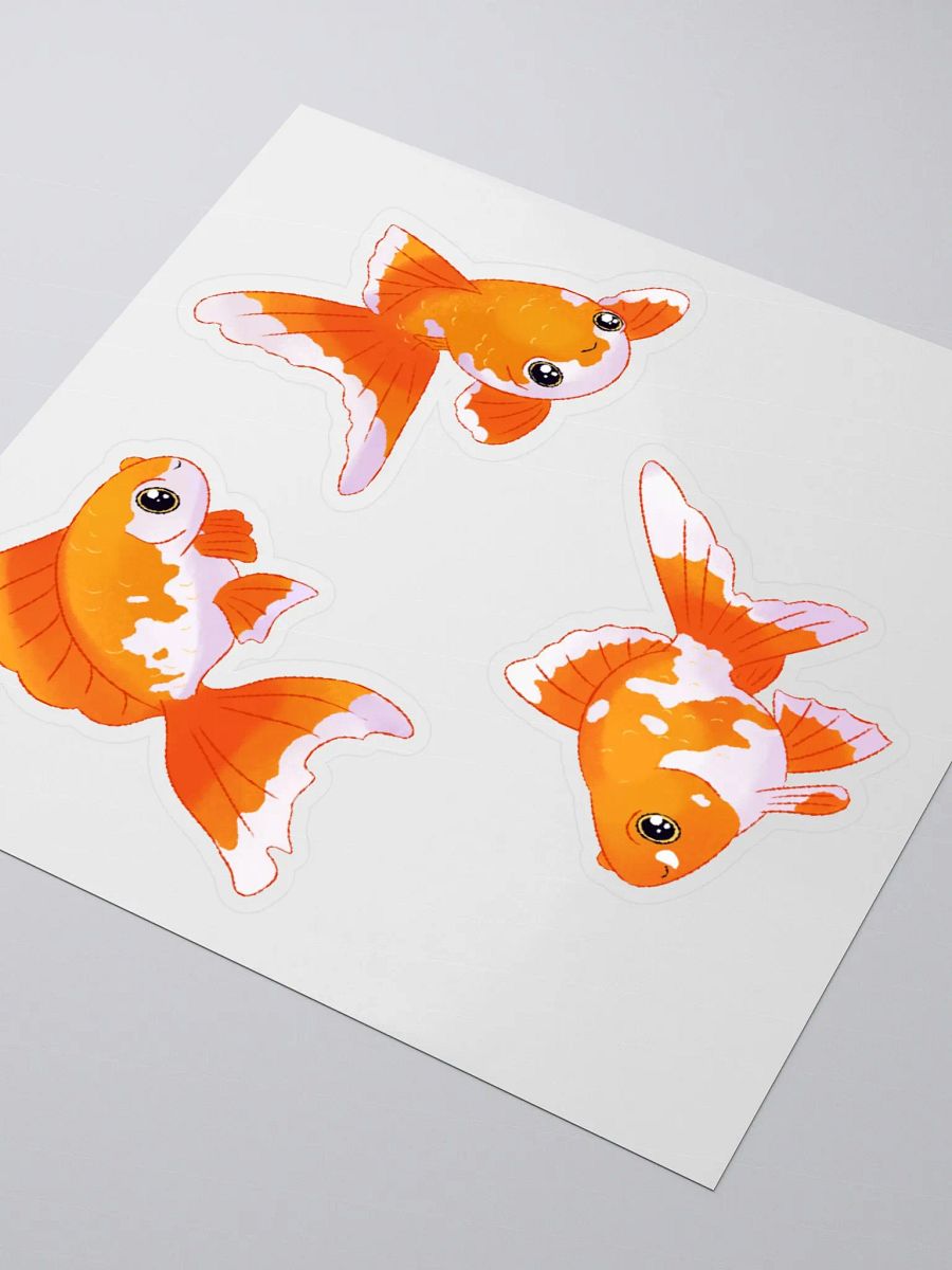 Whimsical Goldfish Delight Kiss Cut Stickers product image (4)