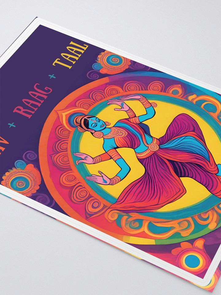 Bharatnatyam Incarnation Stickers With Background product image (2)