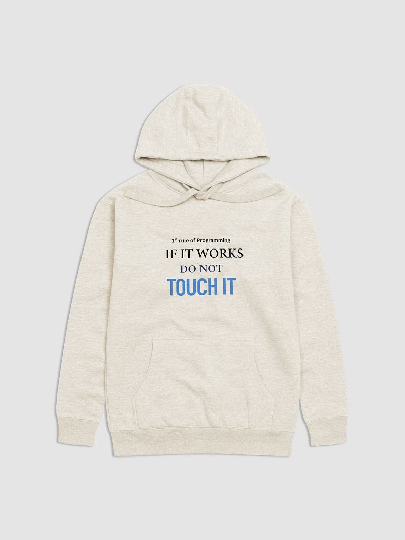 Rule of Programming Hoodie