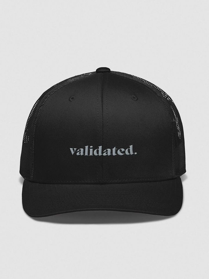 validated. Trucker Snapback product image (1)