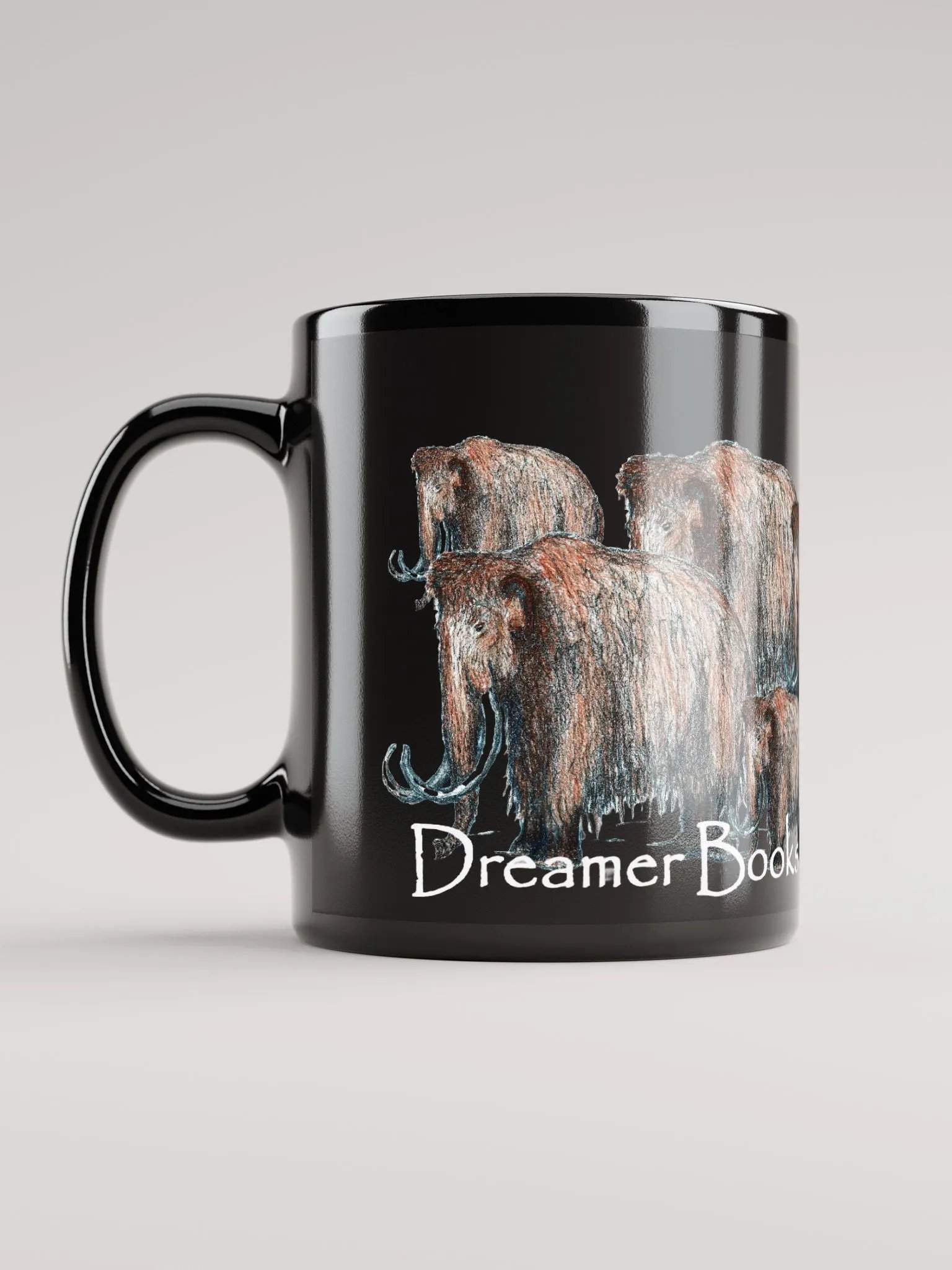Mammoth Herd Mug (Black) product image (6)