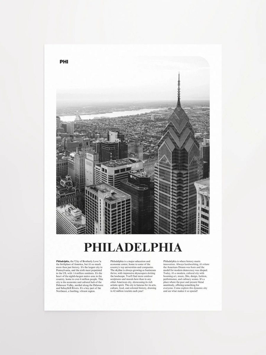 Philadelphia 01 Newspaper Poster product image (5)