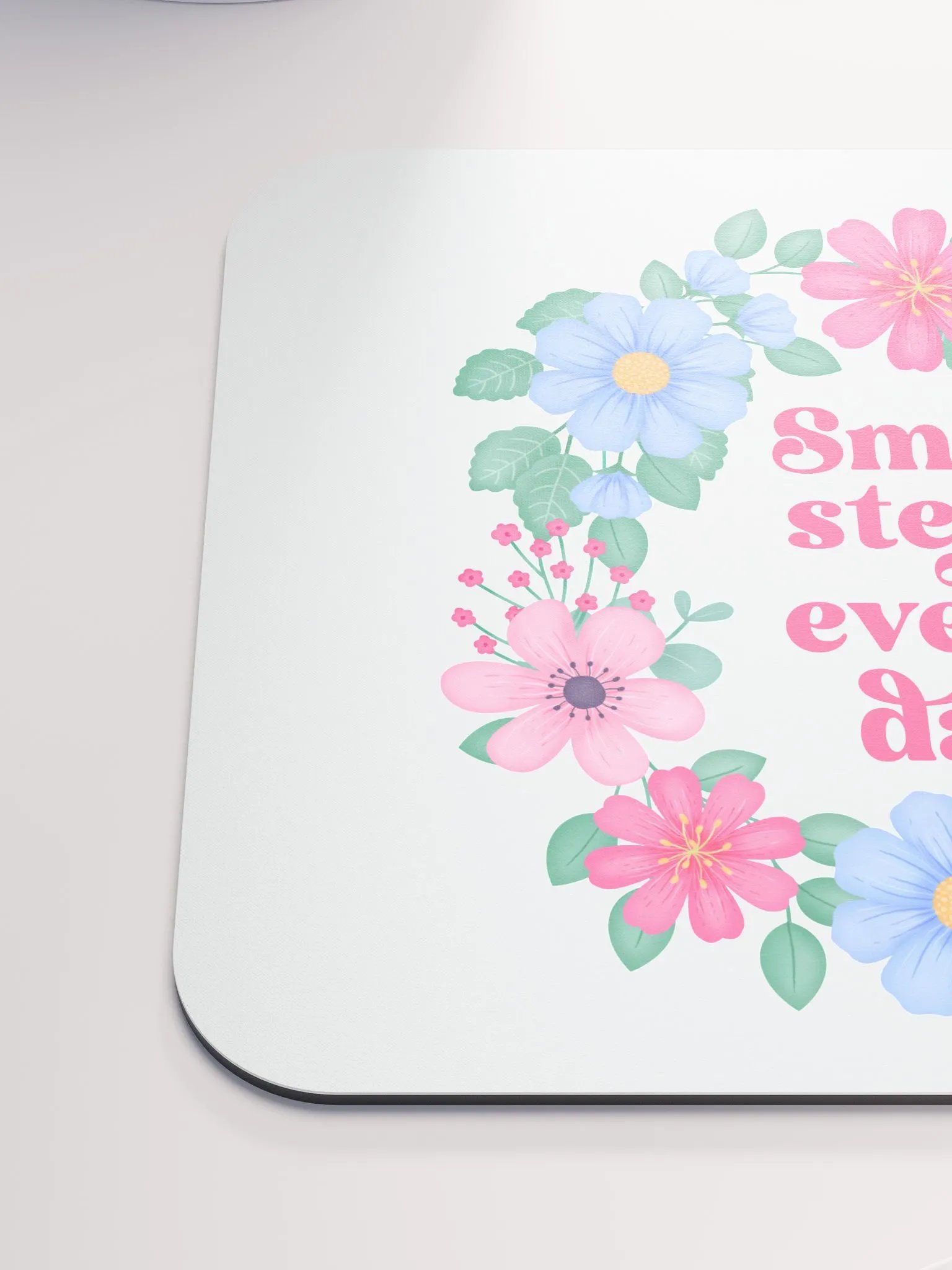 Small steps every day - Mouse Pad White product image (6)