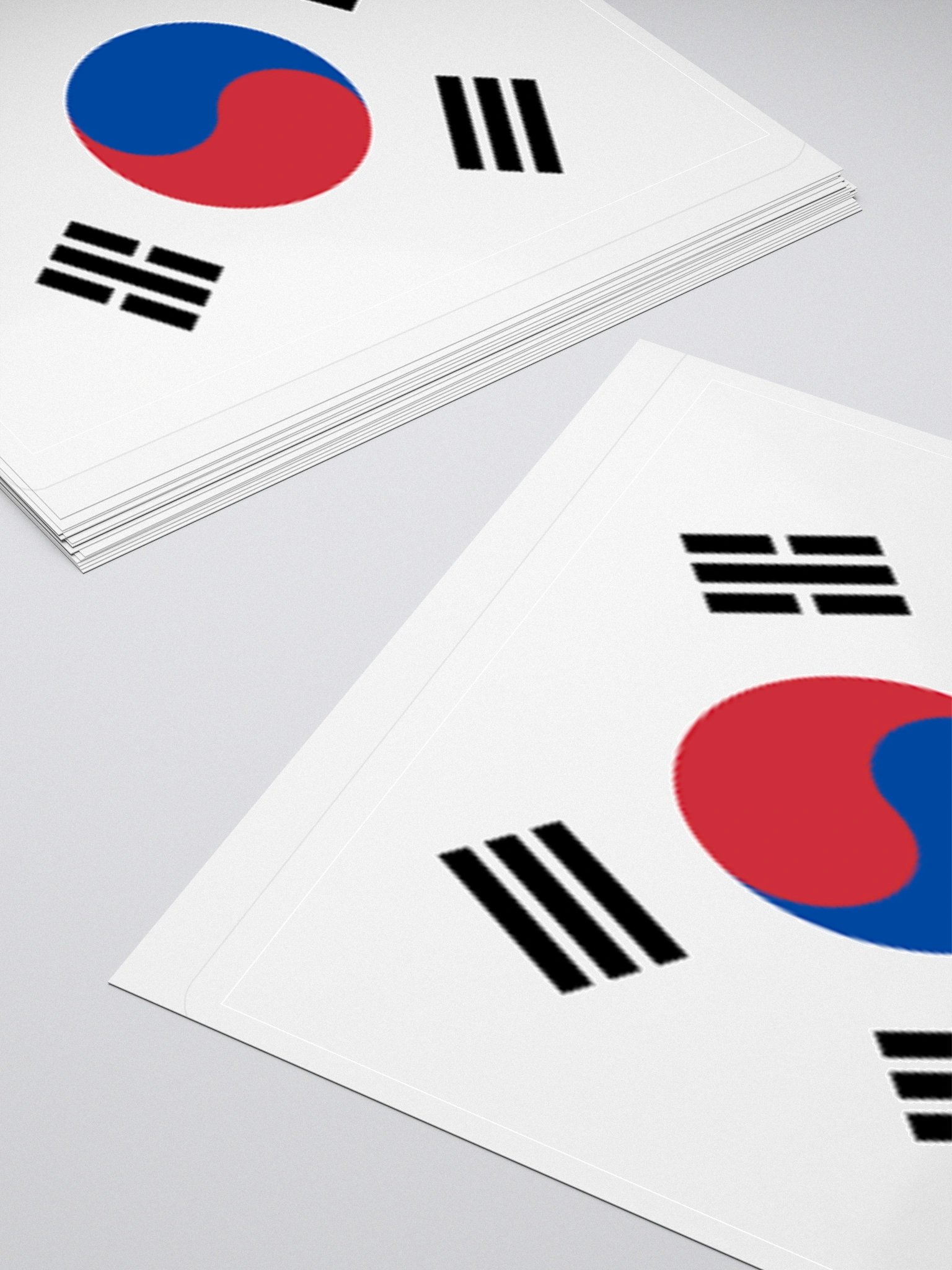 South Korea Flag Sticker | Taegeuk Design | Durable Vinyl | 3 Sizes product image (10)