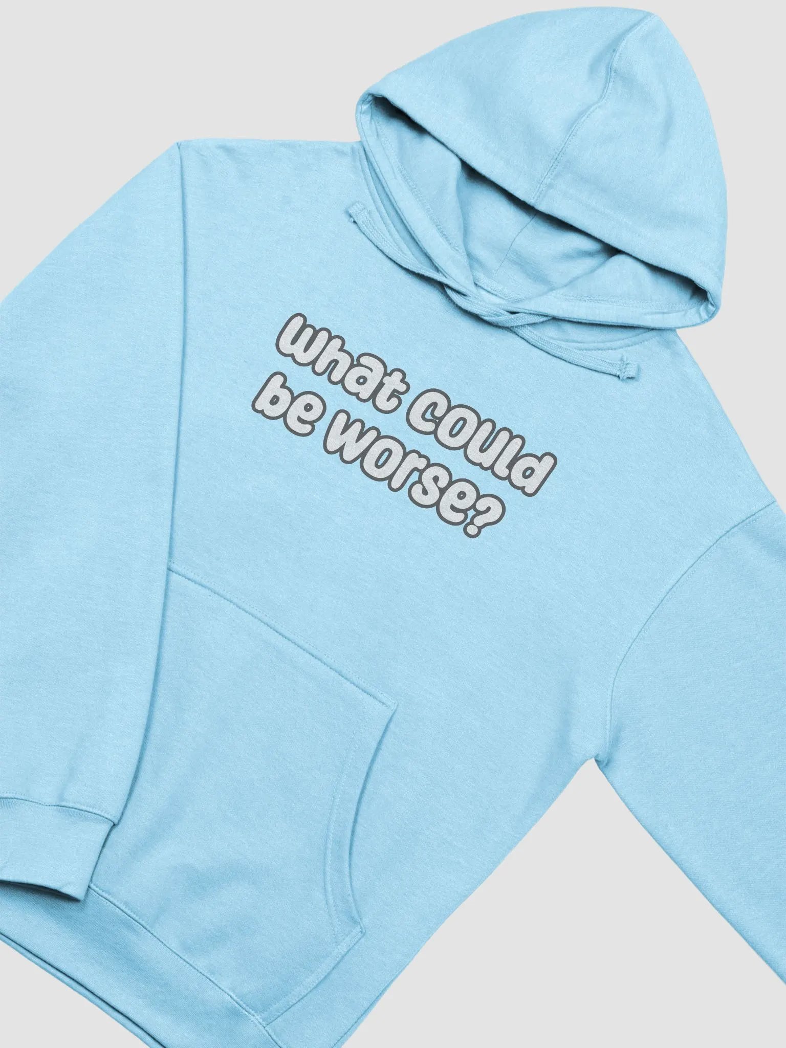 What Could Be Worse? Mid-Weight Unisex Hoodie - pastel colours product image (12)
