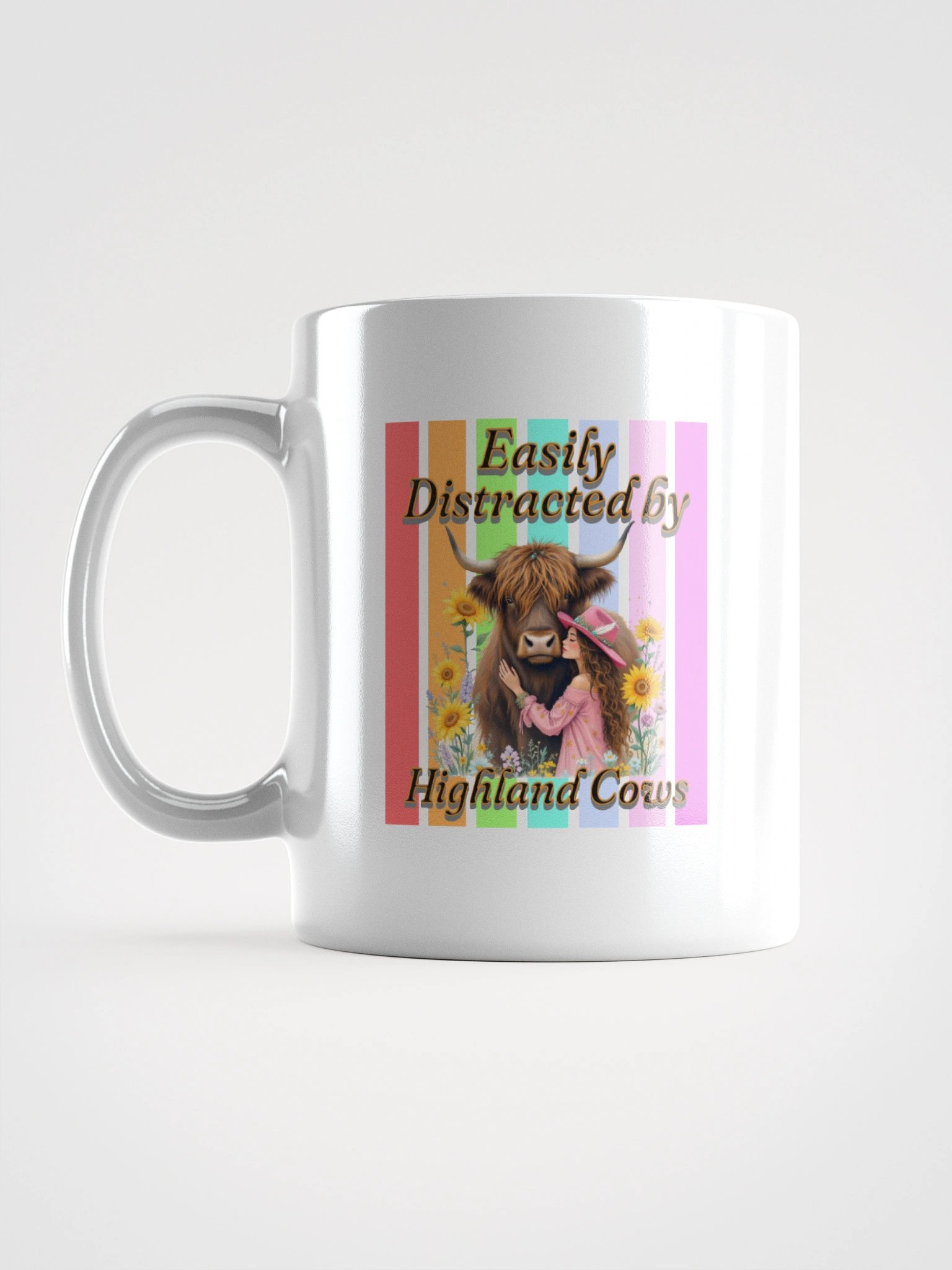 Easily Distracted By Highland Cow Mug product image (11)