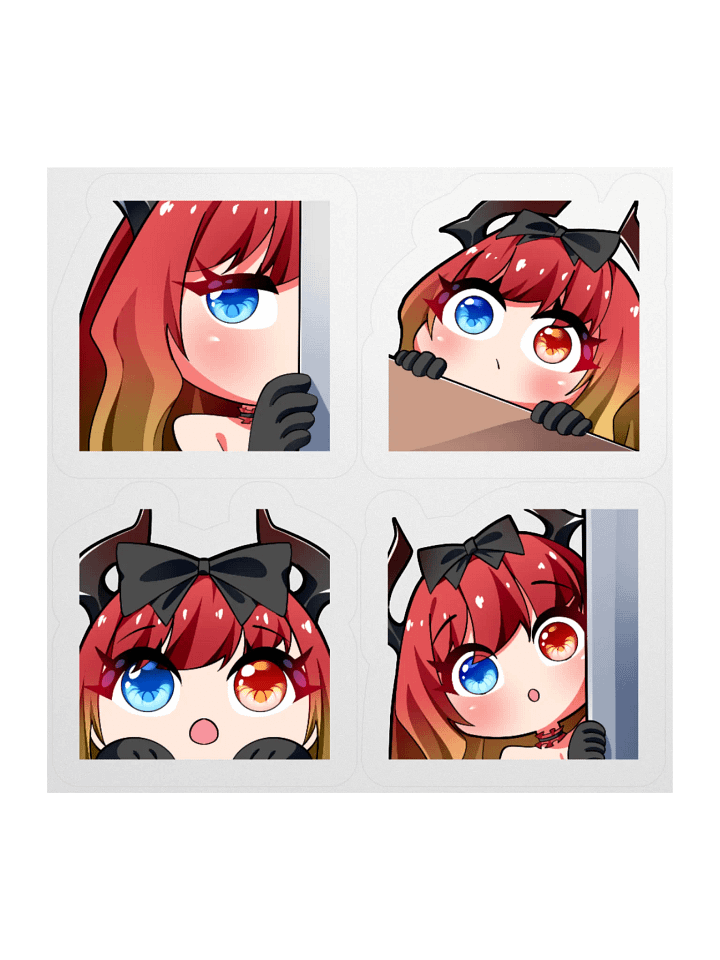 ScarLight Crimson, Shy Sticker Set. product image (1)