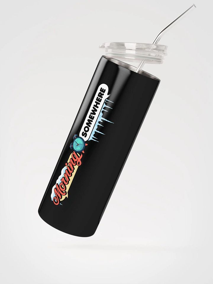 Morning Somewhere FROSTY SIDE WAYS Stainless Steel Tumbler product image (1)
