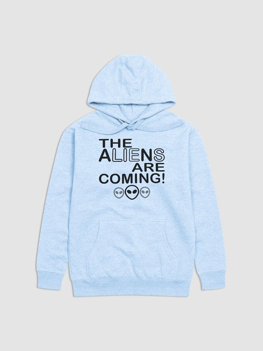 The Aliens Are Coming! - Black - Cotton Heritage Unisex Premium Hoodie product image (2)