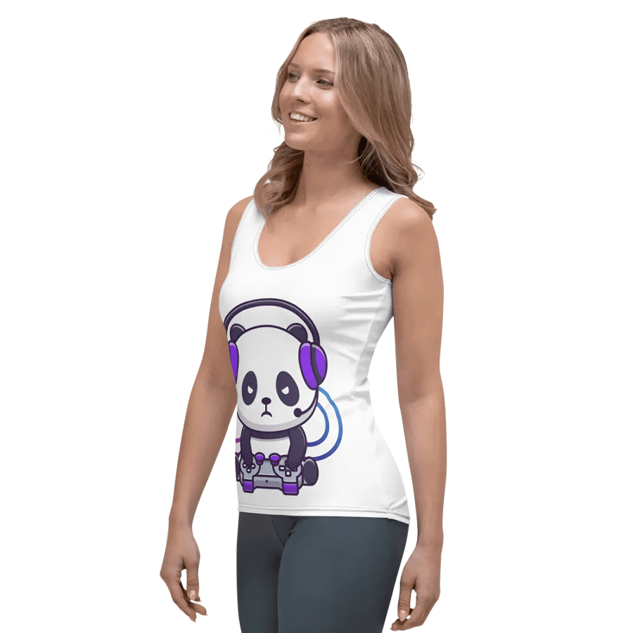 Womens Roro Panda Tank Top product image (5)