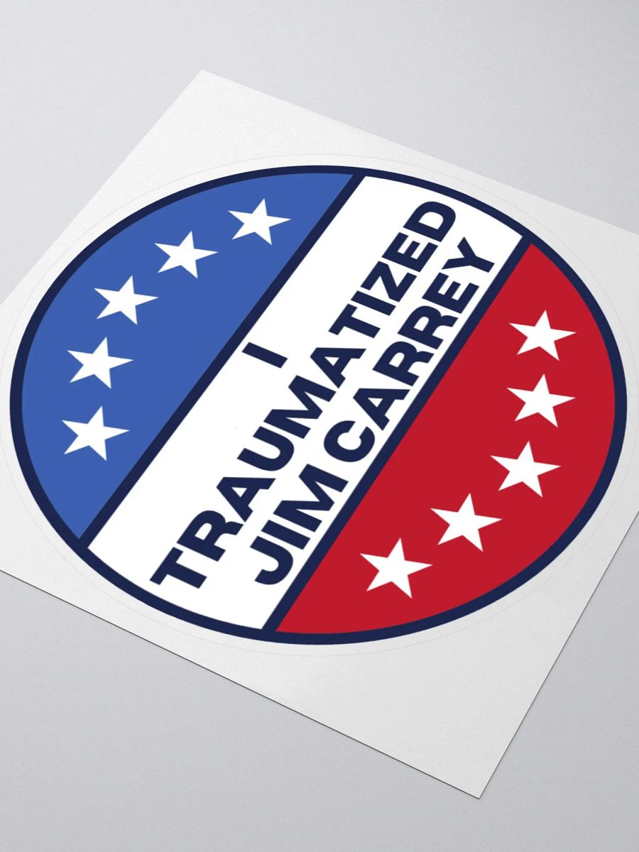 I Traumatized Jim Carrey Sticker product image (7)