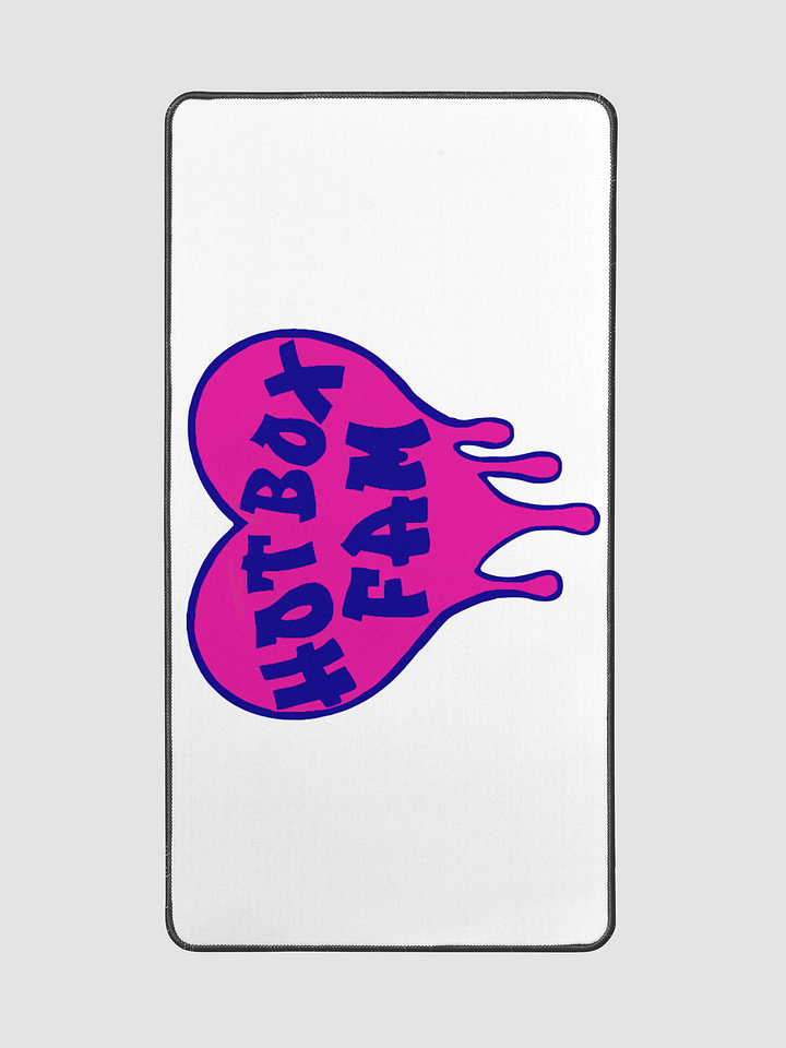 HOT BOX FAM SOLID PINK & BLUE LOGO DESK MAT product image (2)