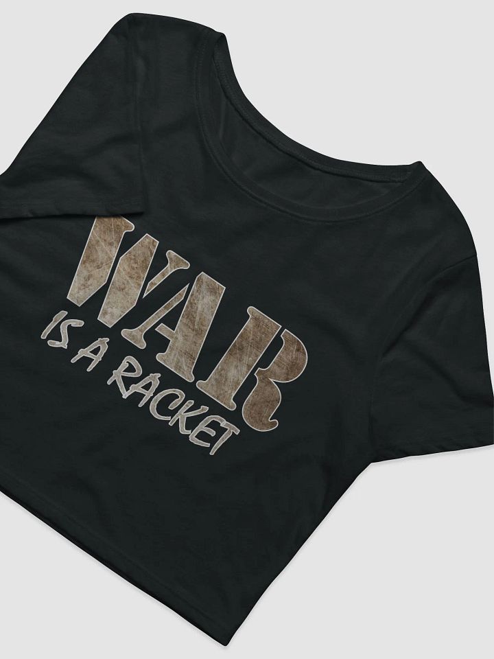 War Is A Racket - Metal - Bella+Canvas Women's Crop Tee product image (2)