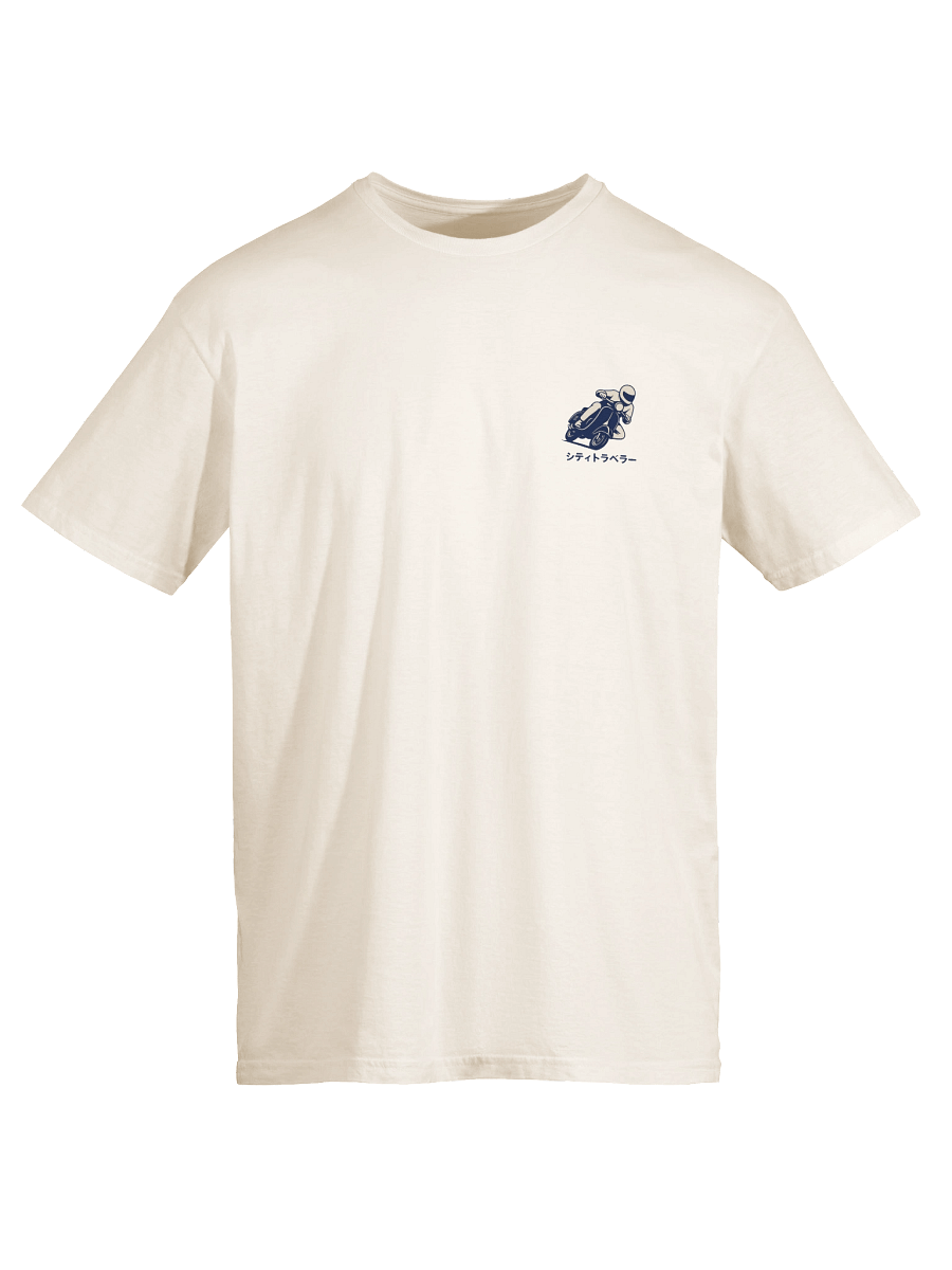 City Traveler - Retro Japanese Scooter Graphic T-Shirt product image (101)