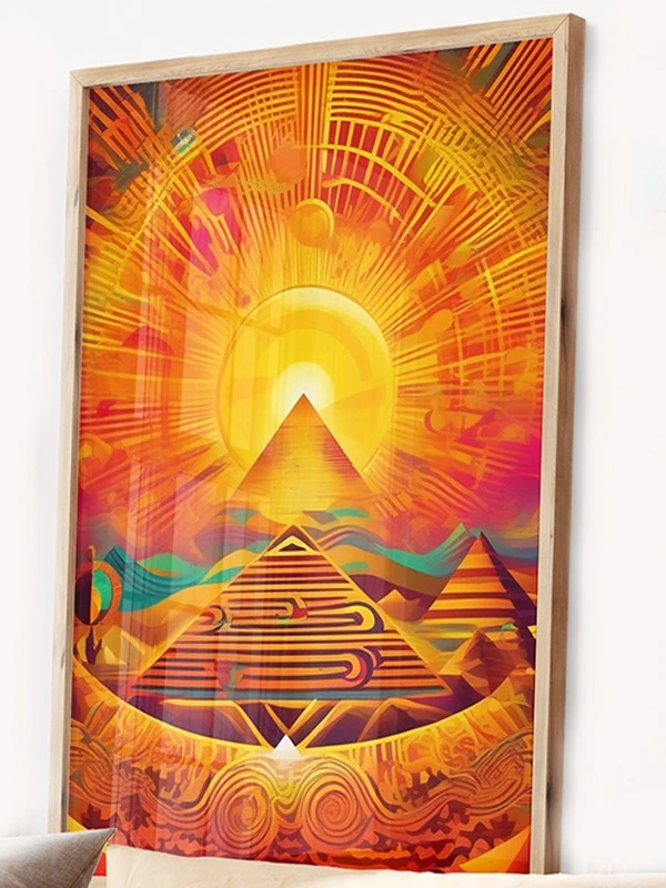 Pyramid Sun Poster product image (6)