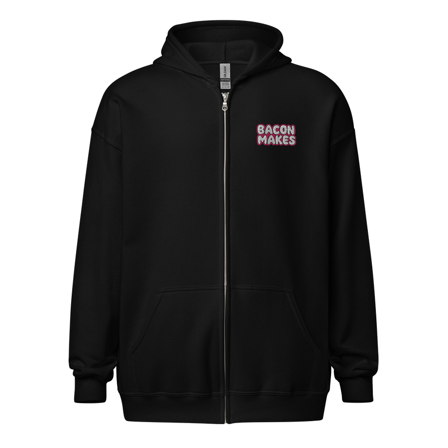 Bacon Makes Zip Hoodie product image (1)
