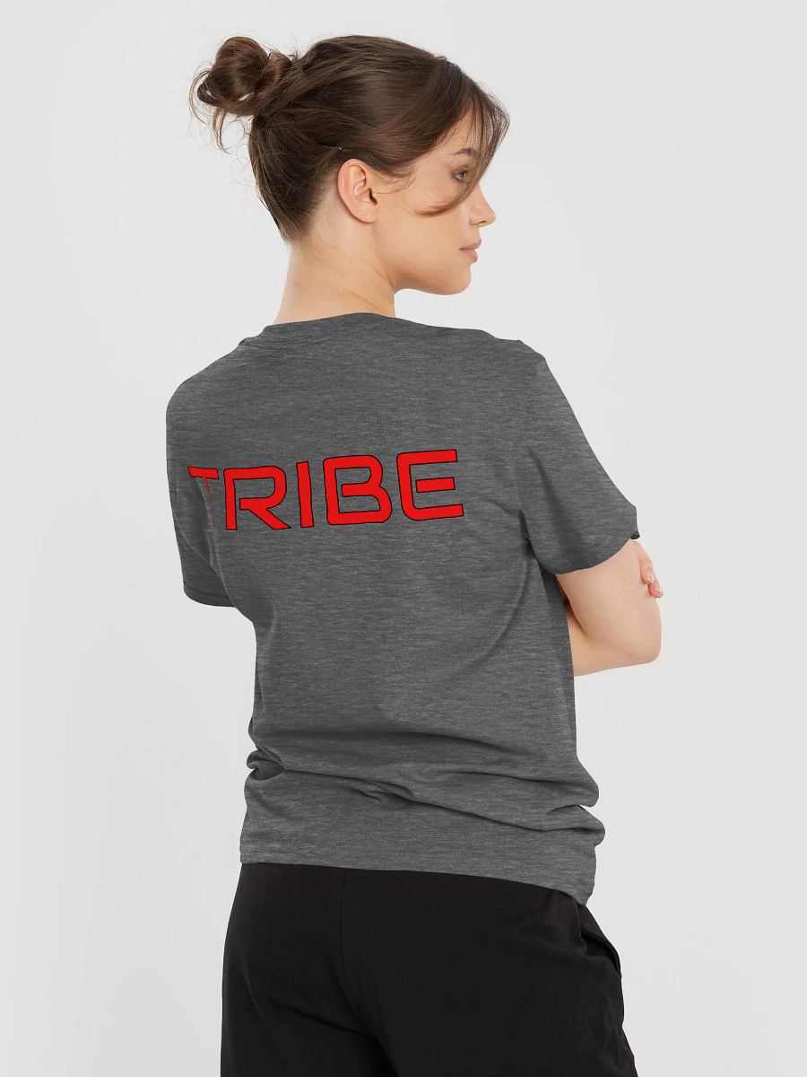 CRT Paint Splatter Large Front Print, With Red Tribe Back Print T-Shirt product image (3)