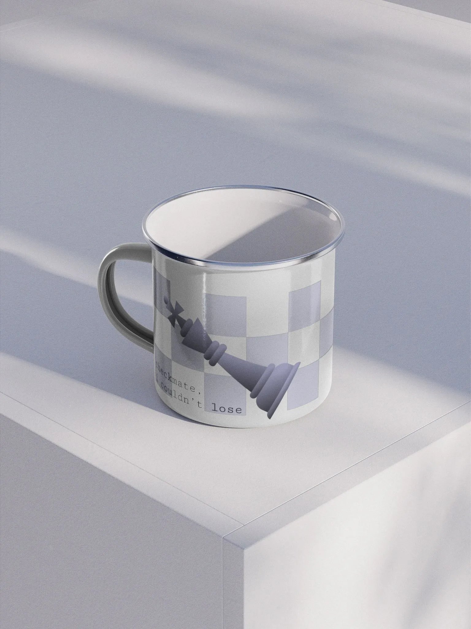 Checkmate - Enamel Mug product image (1)