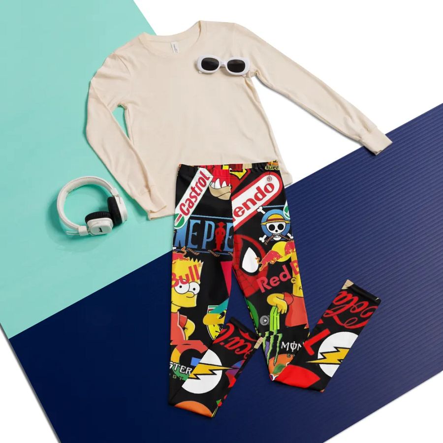 Kids Leggings – Famous Brands Print for Trendy & Stylish Look product image (5)