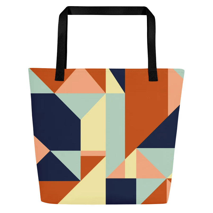 Vibrant Geometric All-Over Tote Bag product image (7)