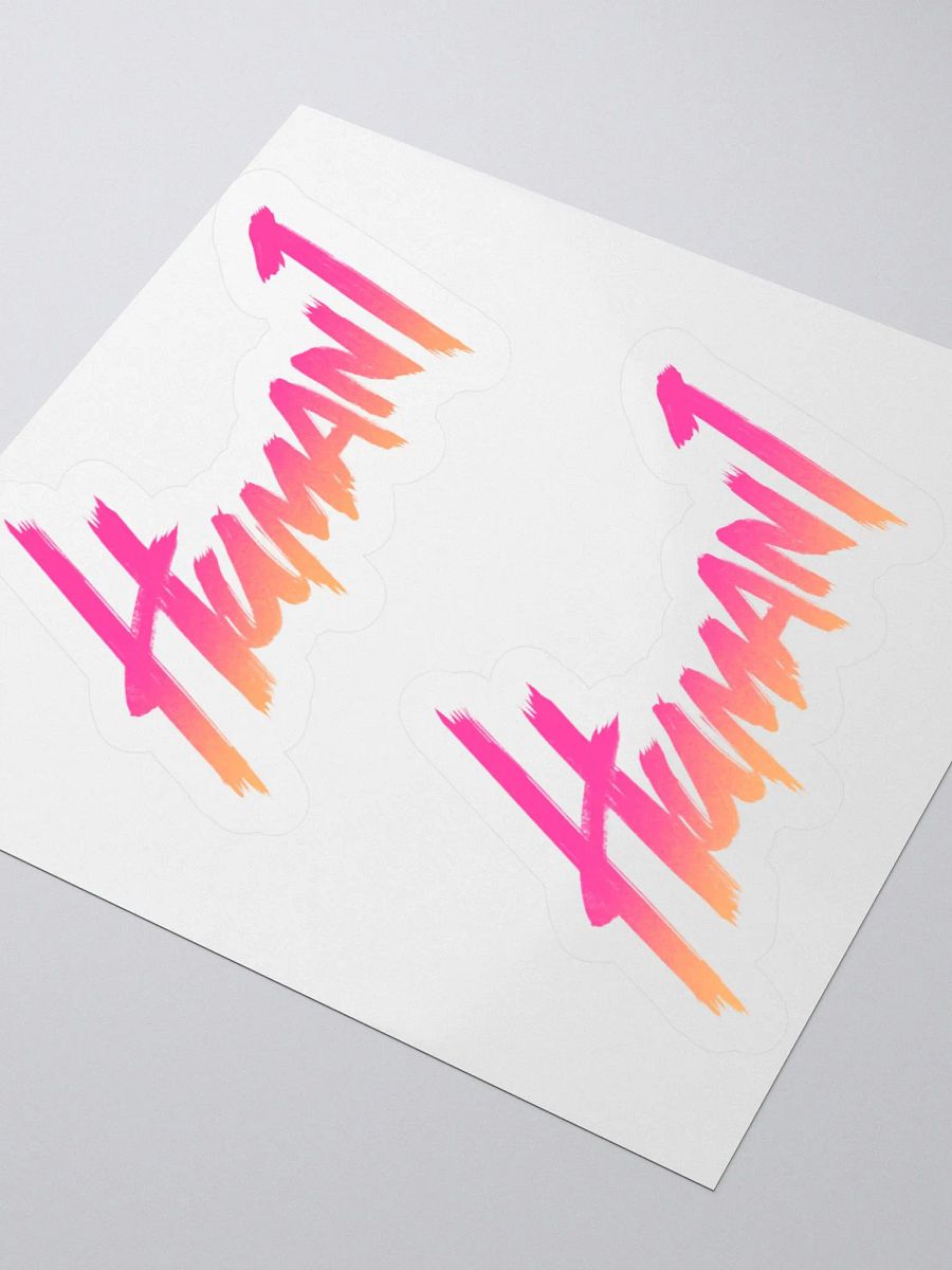 Human1 Gradient || Kiss Cut Stickers product image (3)