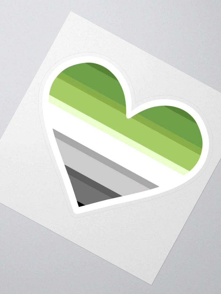 Aromantic Pride Sticker product image (5)