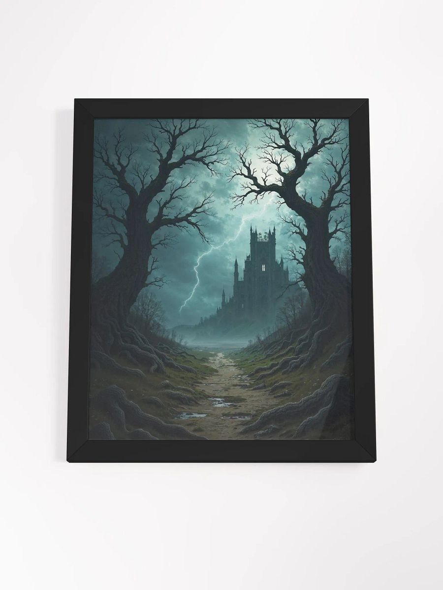 Gothic Castle Pathway Framed Print product image (4)