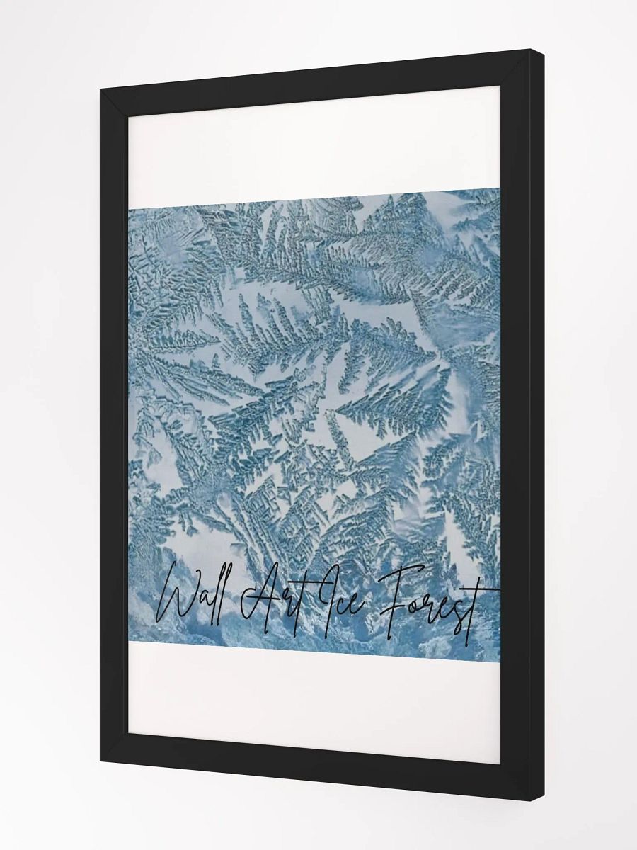 Art Ice Forest Framed High-Quality Matte Poster (in) product image (2)