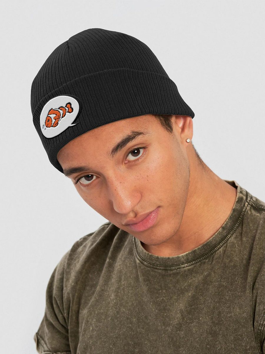 Clownfish TV Embroidered Logo Ribbed Beanie product image (26)