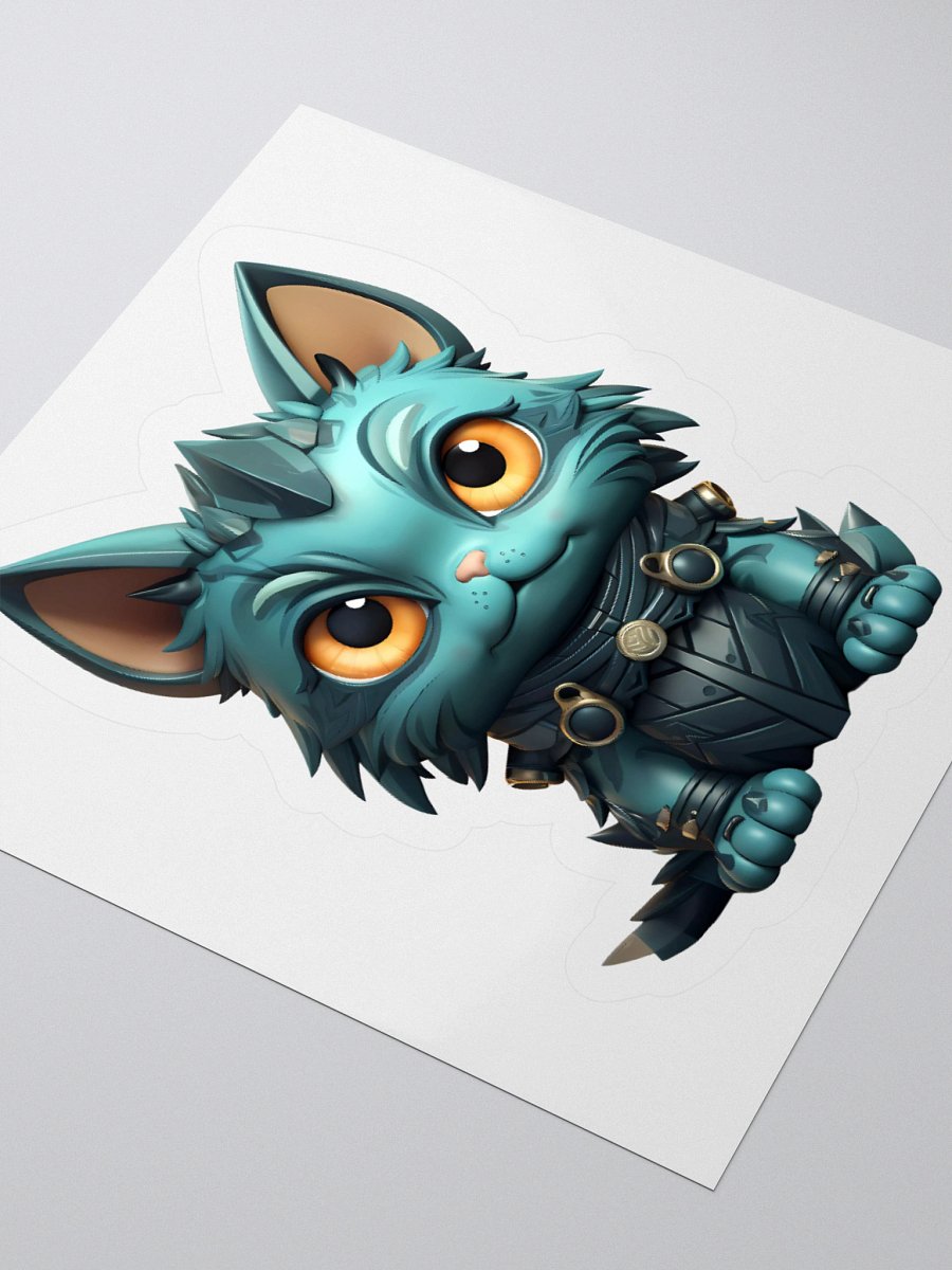Monster Cat Halloween Sticker product image (9)