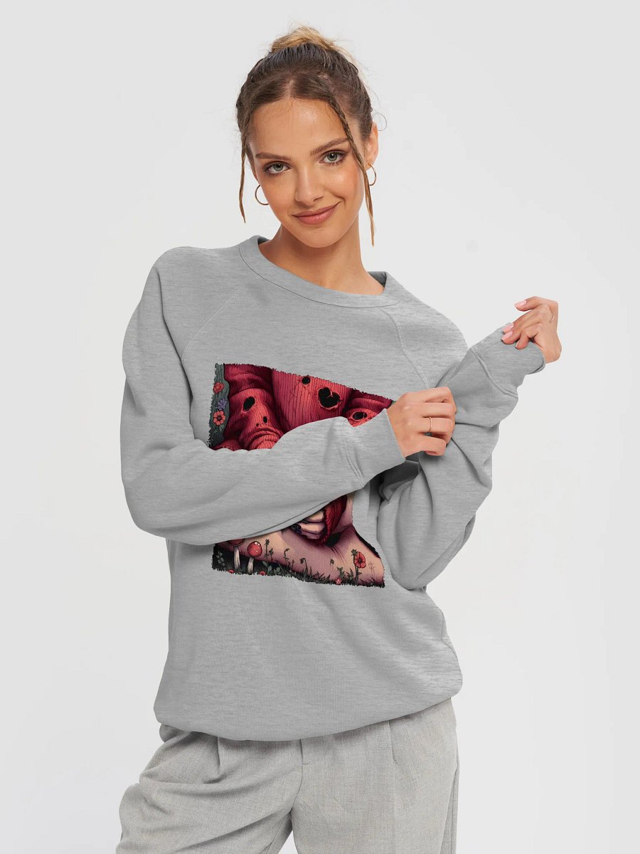 Smoothing The Edges Of My Chaos Unisex Sponge Fleece Raglan Sweatshirt product image (14)