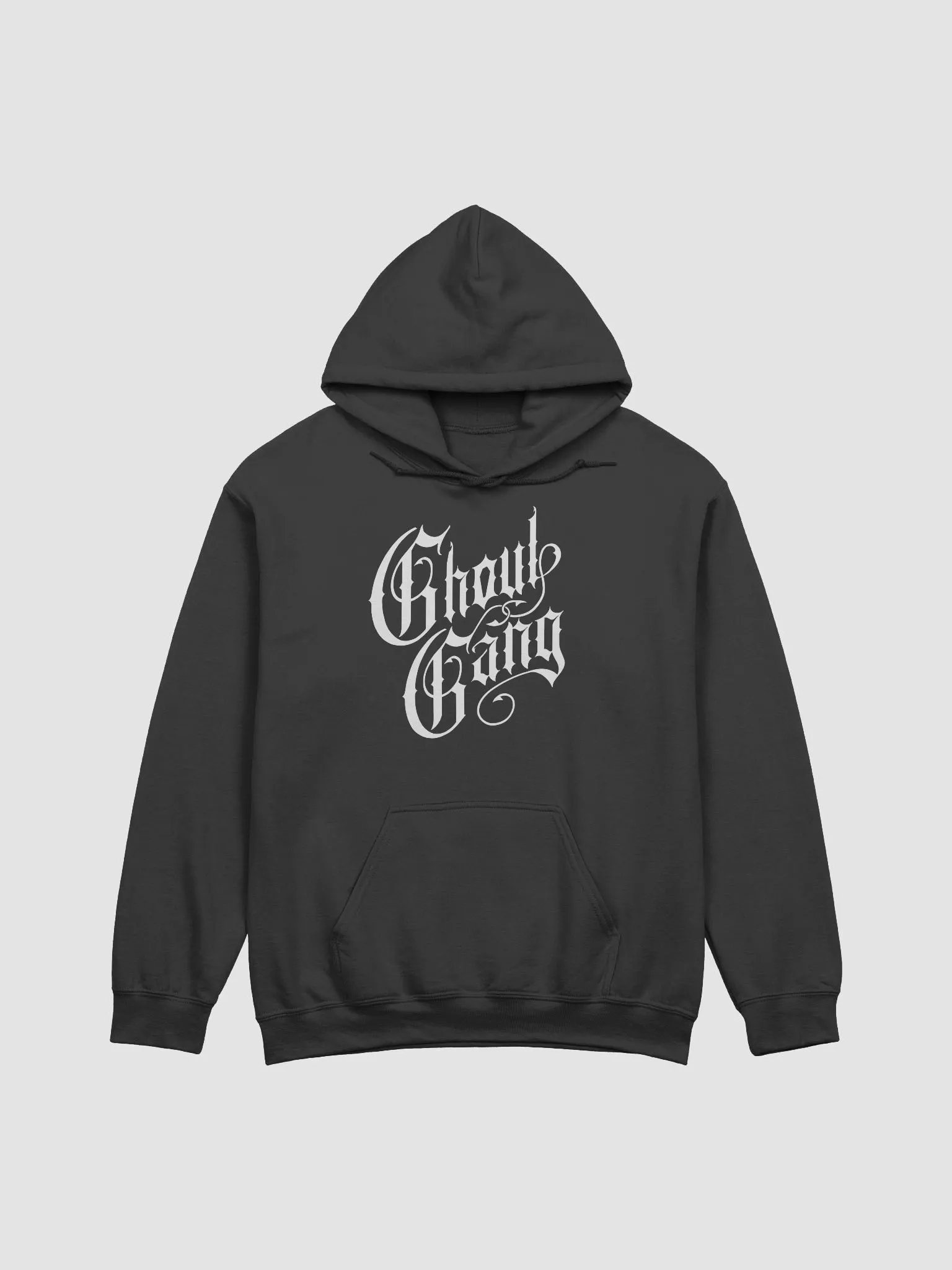 Ghoul Gang Hoodie (white print) product image (1)