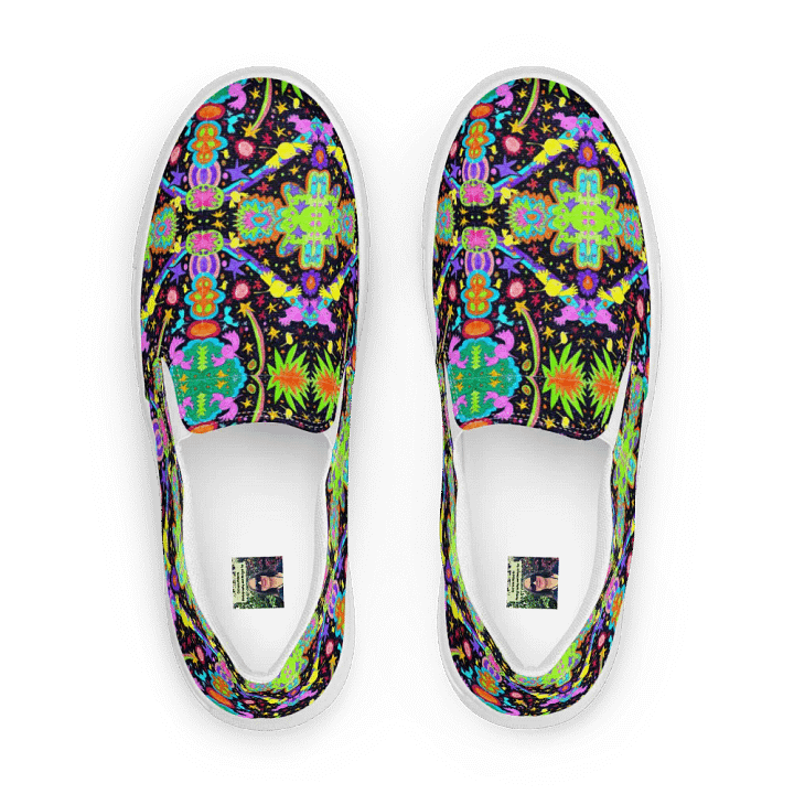Cosmic Psychedelic Harmony Slip-Ons product image (2)