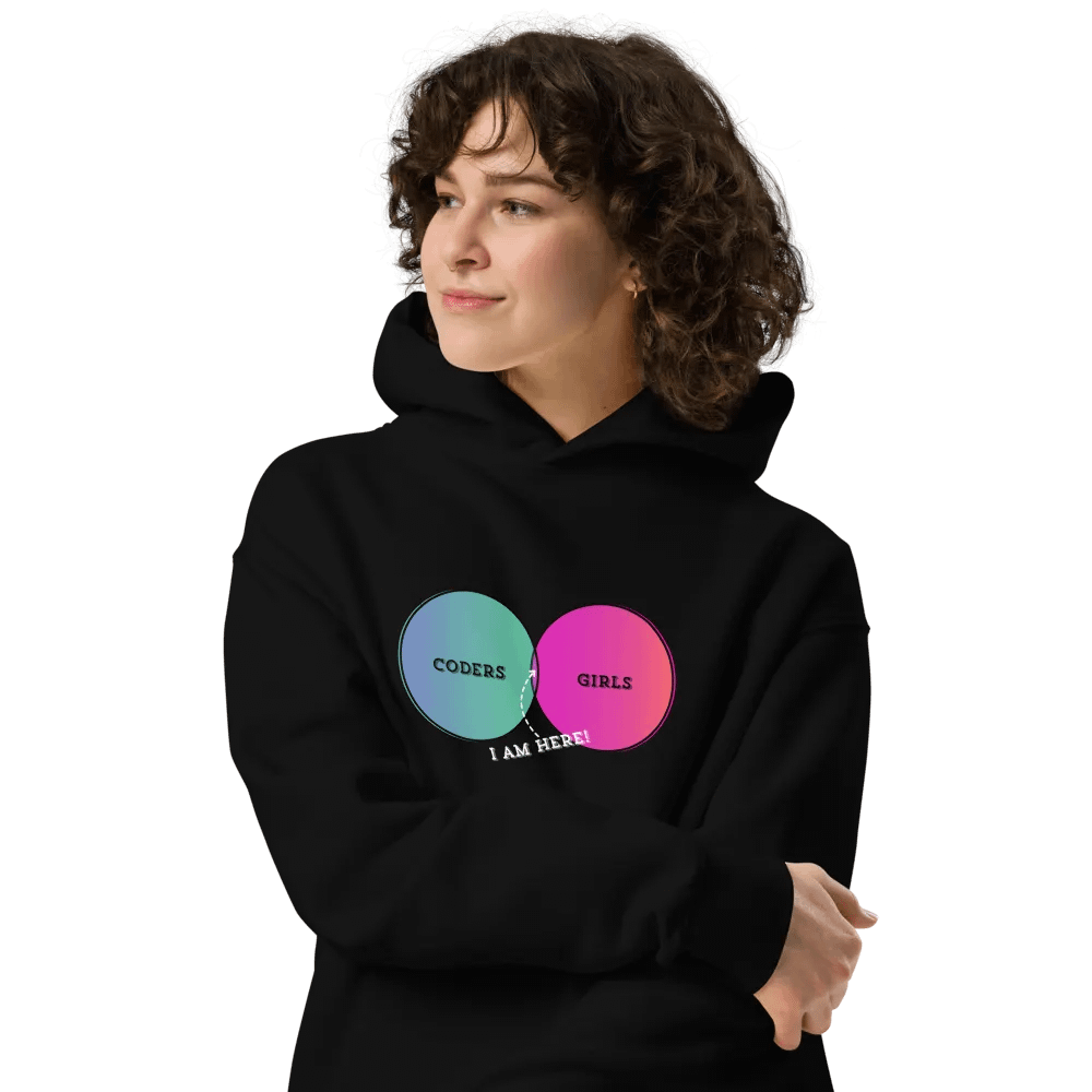 Coder Girls Unisex Premium Oversized Hoodie product image (4)
