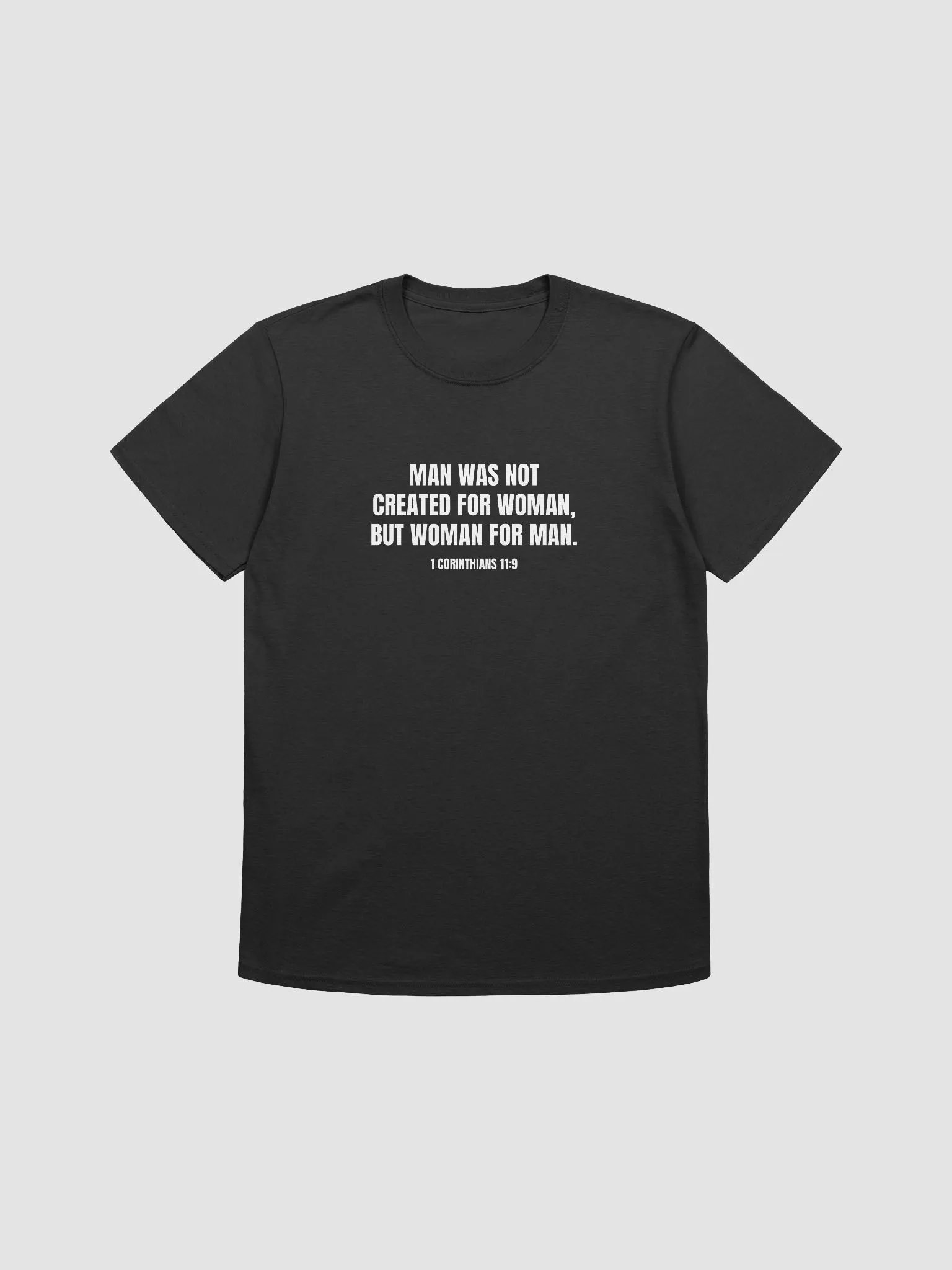 1 Corinthians 11:9 Gag Shirt product image (1)
