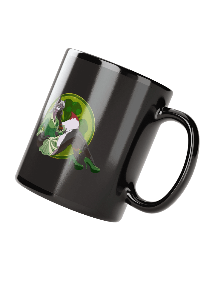 Raine Irish Pinup Chrome Mug (Black) product image (4)