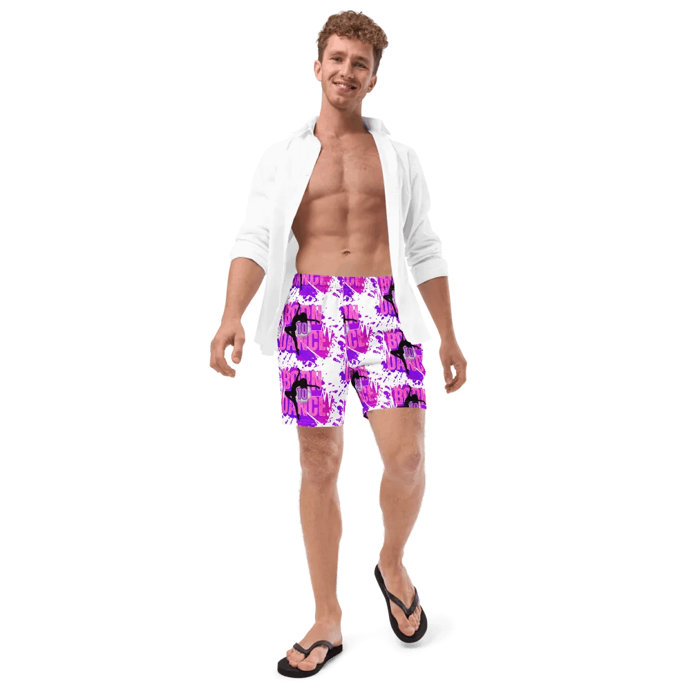 Born to Dance Her Silhouette All-Over Swim Trunks product image (11)