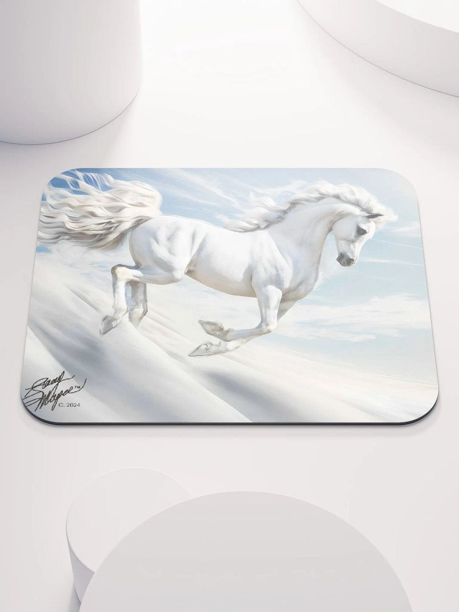 Behold a White Horse Mousepad product image (1)