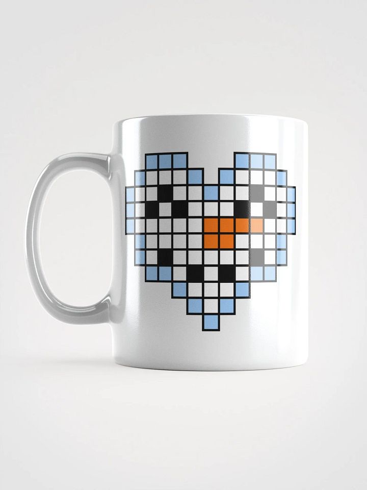 Snowman Heart White Glossy Mug product image (1)