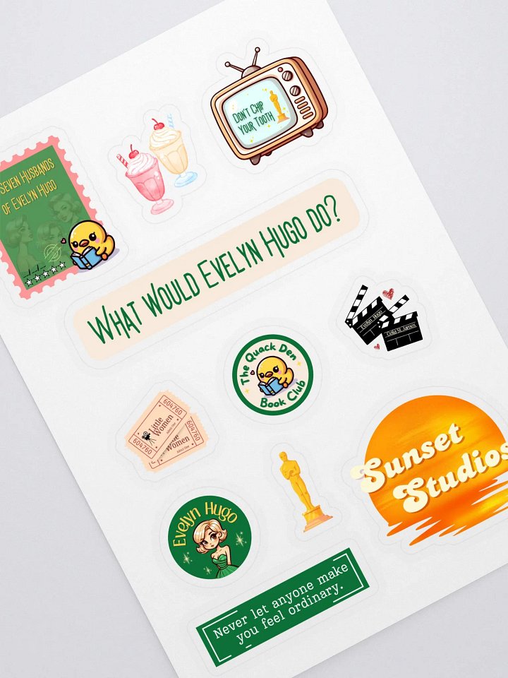September Book Club Sticker sheet! product image (1)