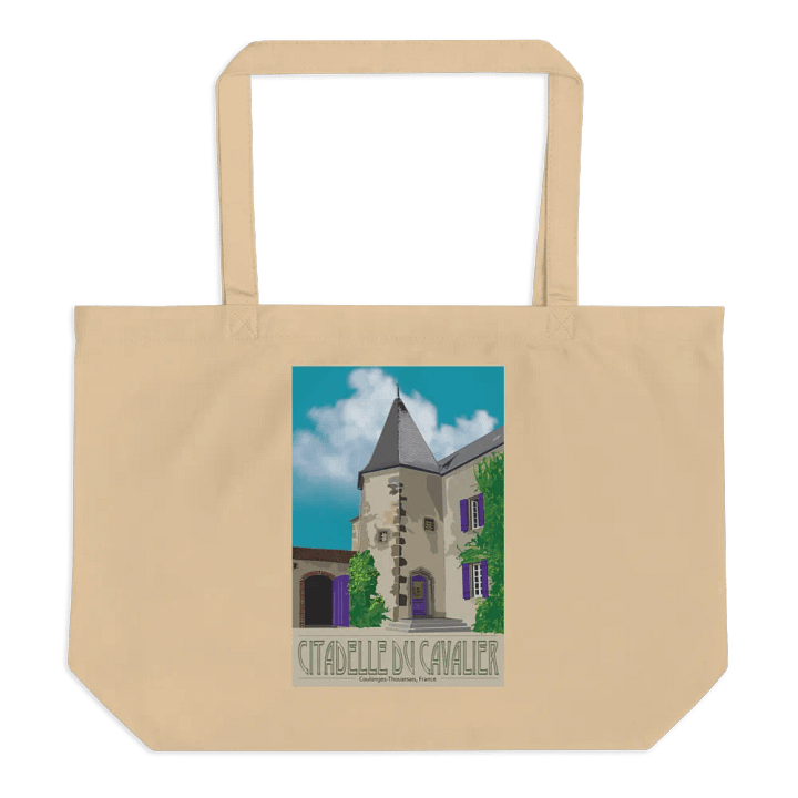Eco Friendly Tote Bag with Château illustration product image (1)
