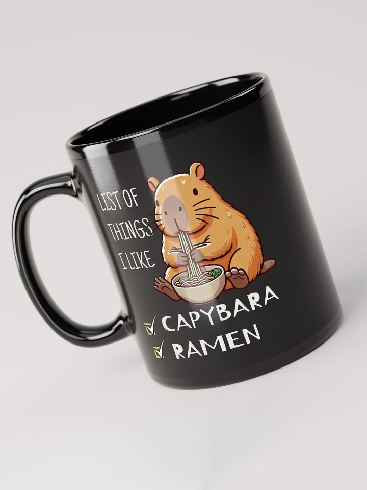 Capybara Ramen Delight Mug product image (2)