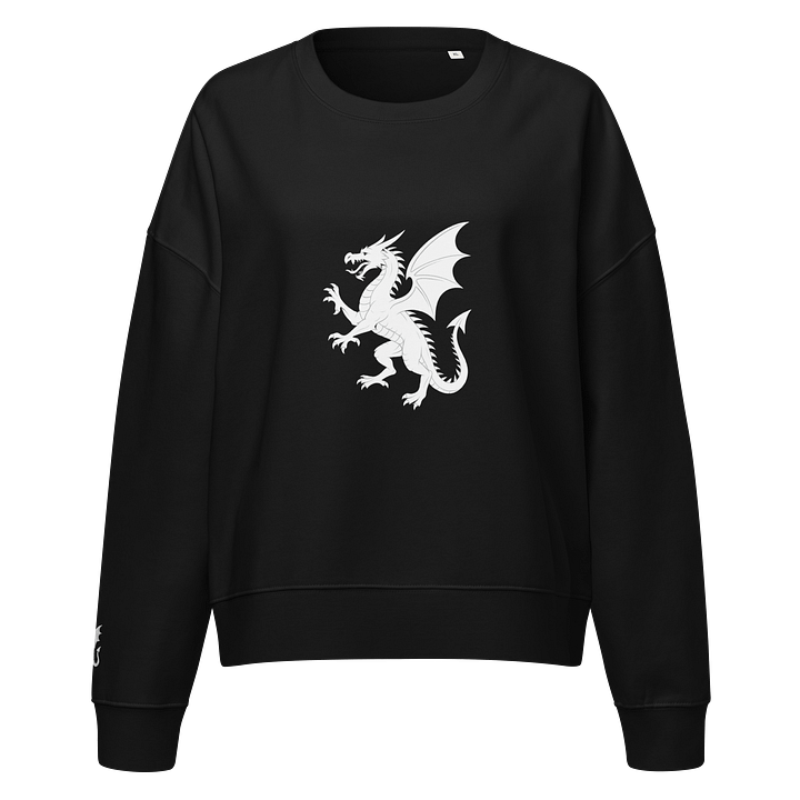 ⚪ 100% Organic Cotton - White Dragon – Lightbringer’s Oath Sweater product image (1)